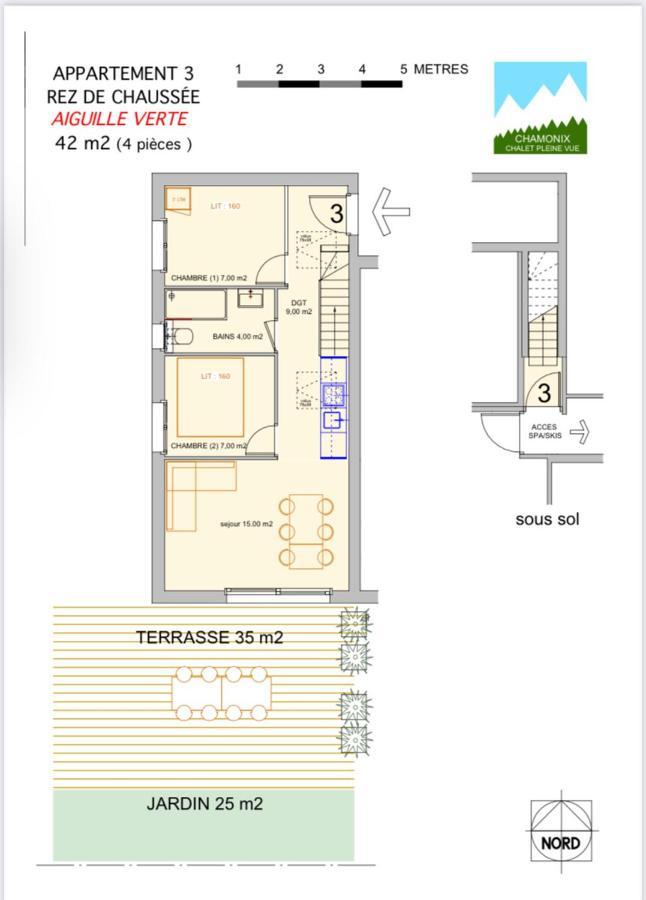 Chalet Pleine Vue & Spa 샤모니 외부 사진